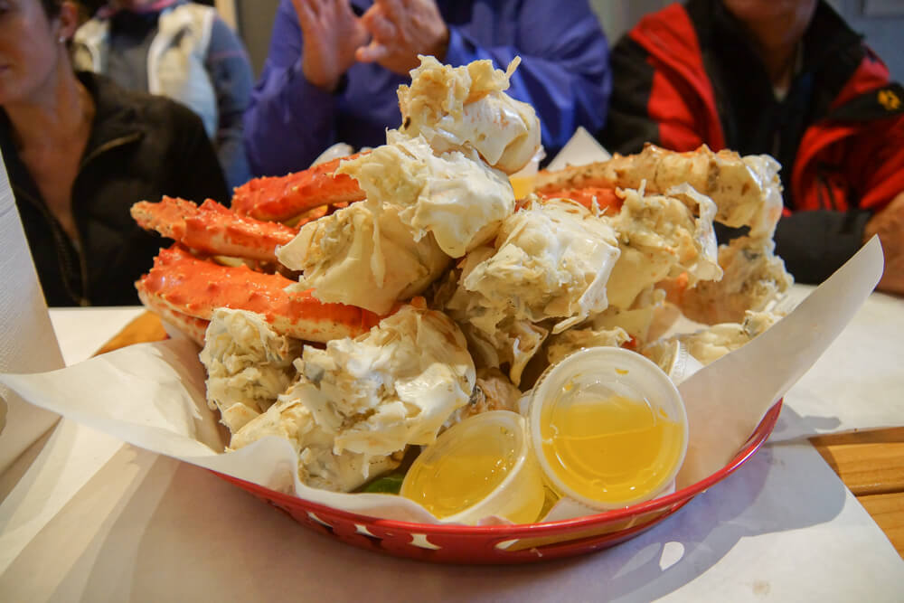 Tracy’s King Crab Shack, Juneau - die schiere Größe
