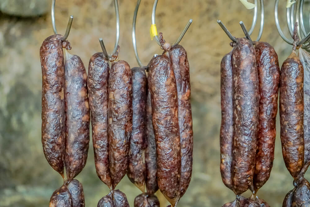 Agros auf Zypern - traditionelle Räucherprodukte 2