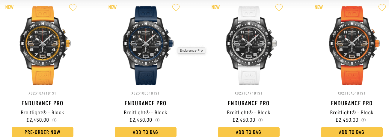 Breitling Emergency Luxus Uhren