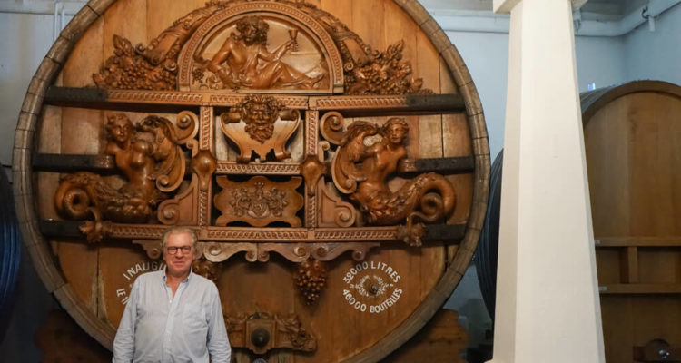 Patrick Fonjallaz und sein 32000 Liter Weinfass