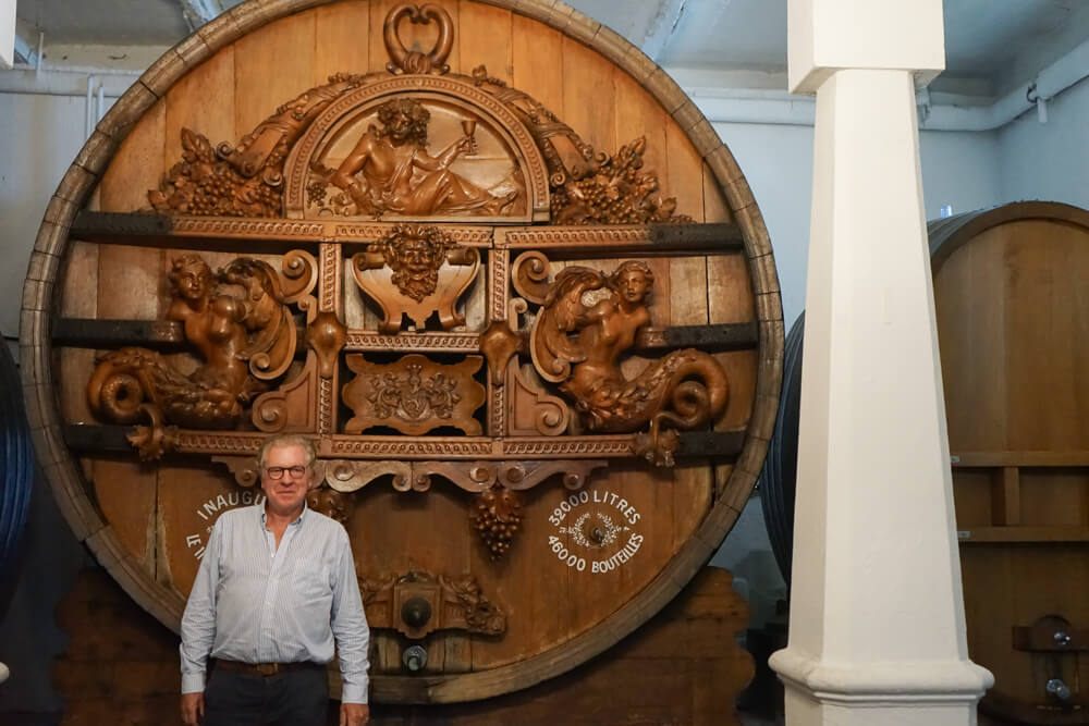 Patrick Fonjallaz und sein 32000 Liter Weinfass