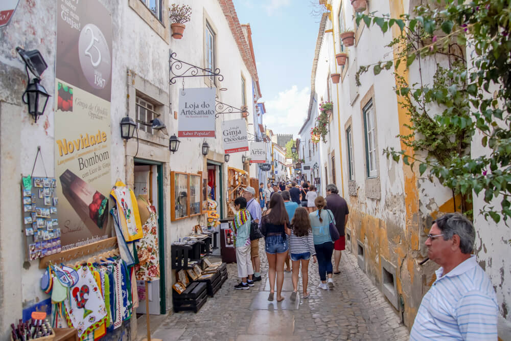 Óbidos, Portugal - ein Touristenmagnet