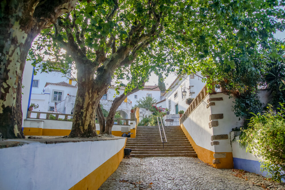 Óbidos, Portugal - idyllische Plätze
