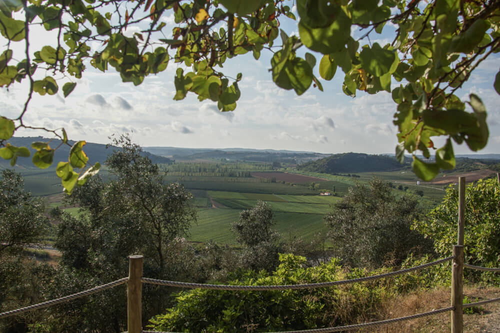 Óbidos, Portugal - schöner Blick übers Land
