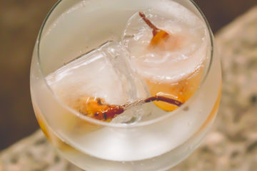 Honey Pear Fizz Cocktail