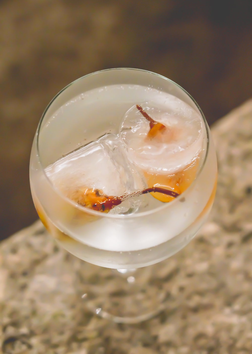 Honey Pear Fizz Cocktail