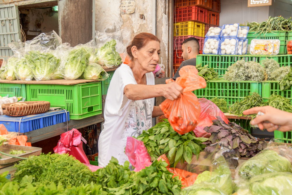 Ramla Market, Israel - Händlerin