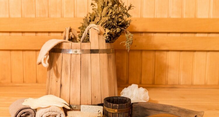 Zedernholz für die Sauna