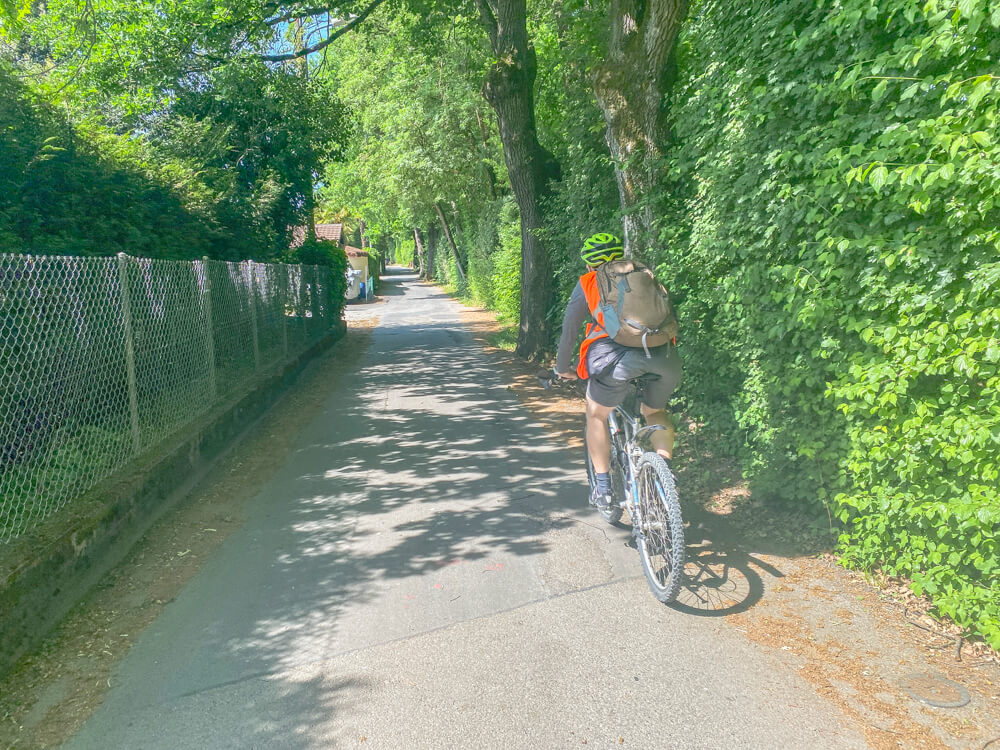 E-Bike Tour, Wein tasting Genf - Trail in der Stadt