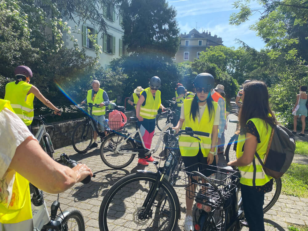 E-Bike Tour, Wein tasting Genf - Treffen