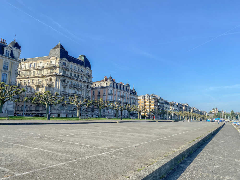 Genf entdecken - Promenade und Villen