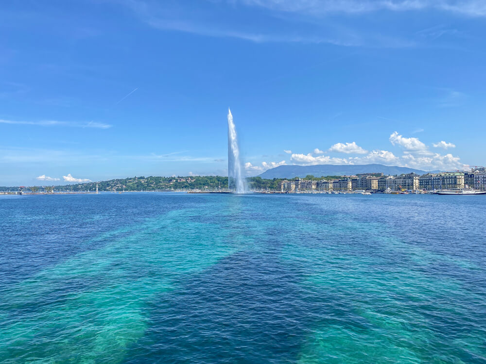 Genf entdecken - glasklares Wasser